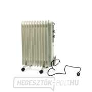 Olajfűtő szabályozással és termosztáttal 11 bordás 2500W B14 GEKO Előnézet 