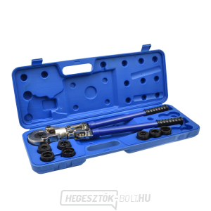 Pex-AL-PEX hidraulikus krimpelő fogó + 8 db GEKO tartozék Pex-AL-PEX hidraulikus krimpelő fogó + 8 db GEKO tartozék gallery main image