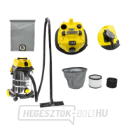 Nedves-száraz ipari porszívó 25L GEKO GEKO szűrőporszívóval Nedves-száraz ipari porszívó 25L GEKO GEKO szűrőporszívóval gallery main image