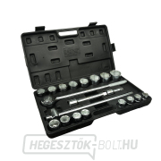 Dugókulcs készlet, 21 részes, 3/4