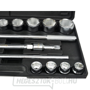Dugókulcs készlet, 21 részes, 3/4