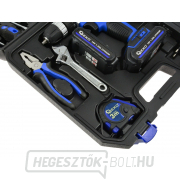 Akkus csavarhúzó 18 V + szerszámok, 46 db GEKO náhled