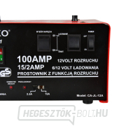 Autóakkumulátor töltő indítással 6/12V, 100A GEKO náhled