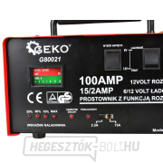 Autóakkumulátor töltő indítással 6/12V, 100A GEKO náhled