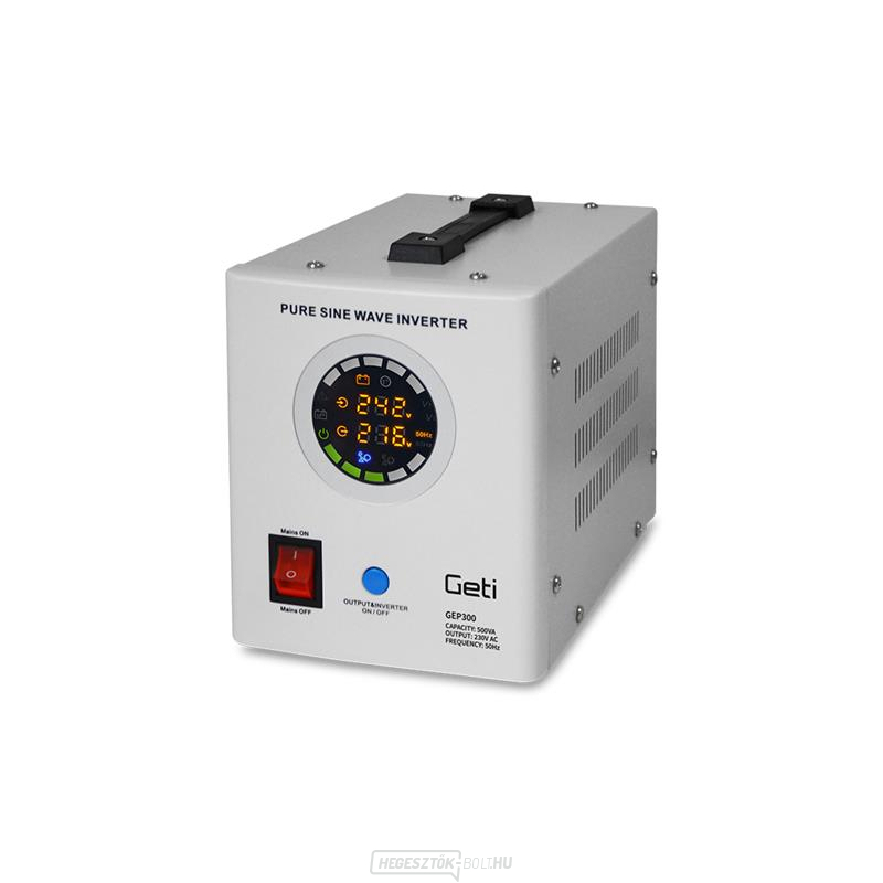 Tartalék tápegység GETI GEP300 sine 300W