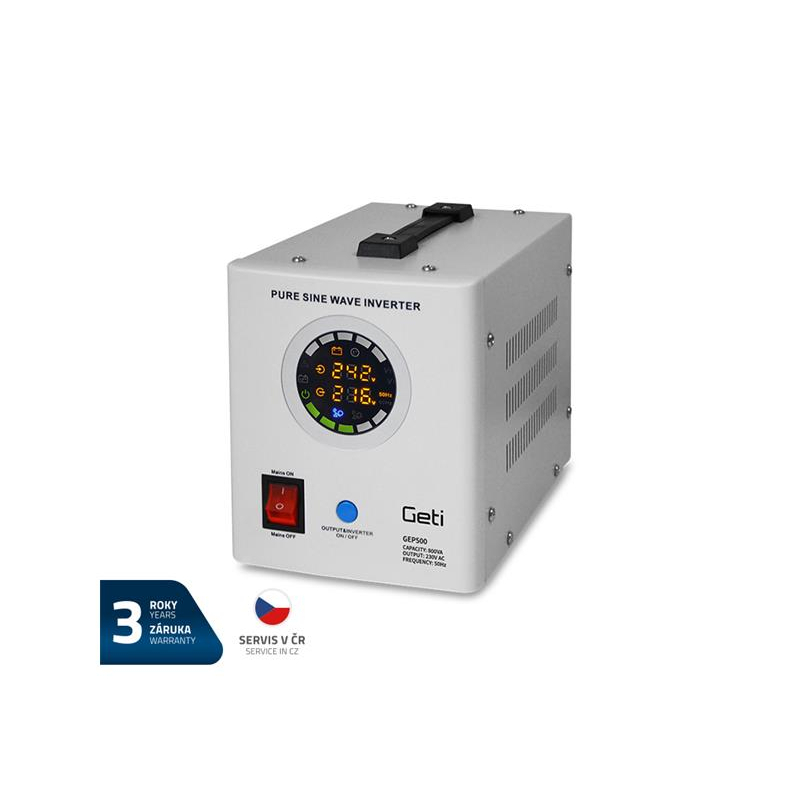 GETI GEP500 sine 500W tartalék tápegység GETI GEP500 sine 500W