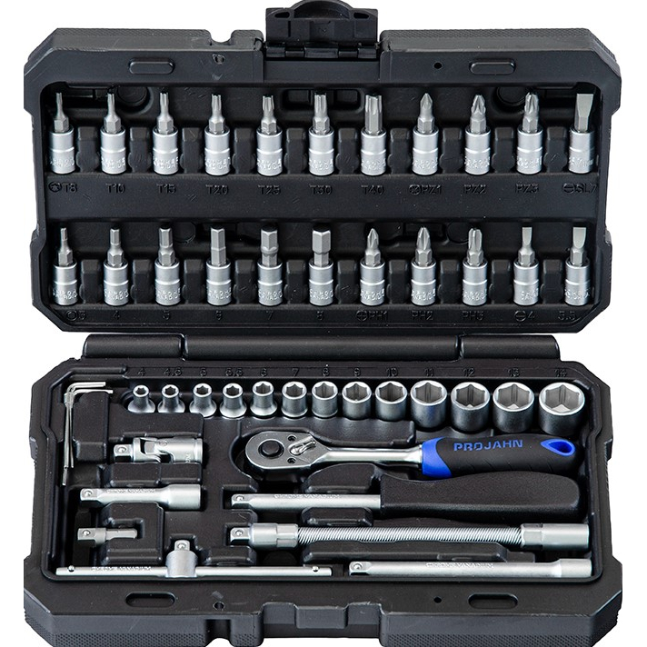 Projahn 1/4" foglalatfejek készlete 45 részes - 48 fog