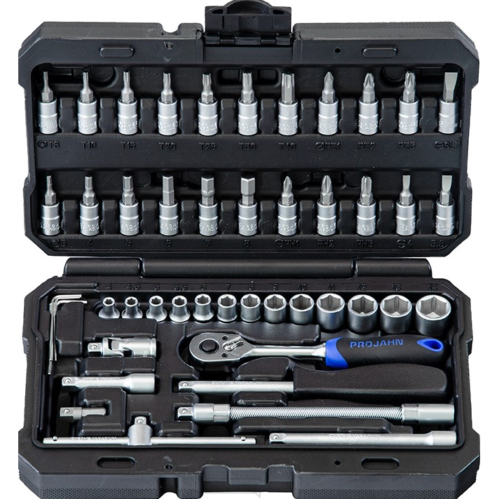 Projahn 1/4" foglalatfejek készlete 45 részes - 48 fog