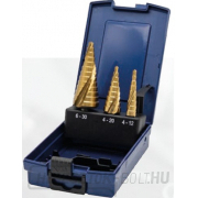 HSS TIN RATIOLINE lépcsős spirálfúró készlet HSS TIN RATIOLINE lépcsős spirálfúró készlet gallery main image