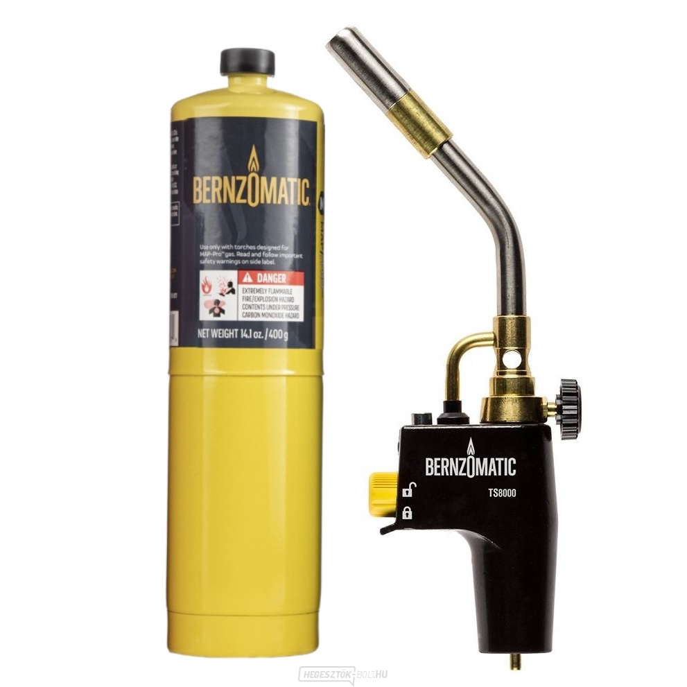 Bernzomatic - Jumbo TS8000 égő + Bernzomatic MAP/PRO kazetta Bernzomatic - Jumbo TS8000 égő + Bernzomatic MAP/PRO kazetta gallery main image