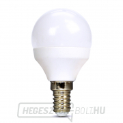 Solight LED izzó, miniglobe, 6W, E14, 3000K, 510lm, fehér kivitel gallery main image