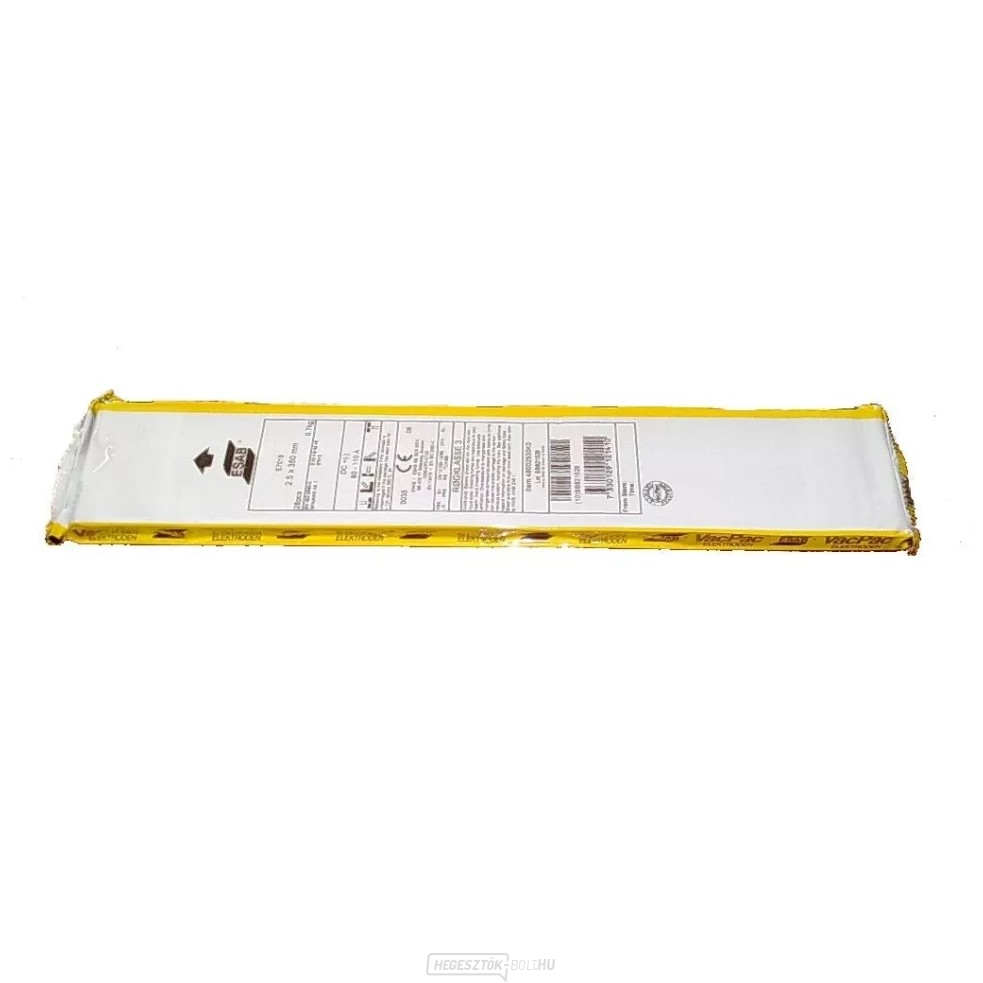 Elektródák OK 48,00 2,5x350mm 0,7kg VACPAC