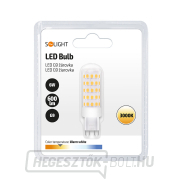 Solight LED izzó G9, 6,0W, 3000K, 600lm Előnézet 