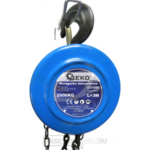 Láncos emelő 2000kg GEKO gallery main image
