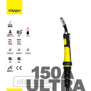 KOWAX GeniMig®220LCD + égő + kábelek + piros. Szelep + motorháztető Előnézet 