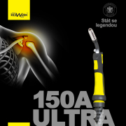 Kowax Genimig 220 LCD + Zseblámpa + Kábelek + Piros. Szelep + Burkolat + Drót + Spray + Kocsi + CO2 Palack náhled