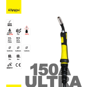 Kowax Genimig 220 LCD + Zseblámpa + Kábelek + Piros. Szelep + Burkolat + Drót + Spray + Kocsi + CO2 Palack náhled