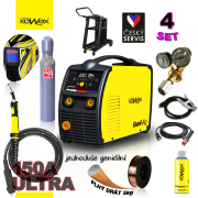 Kowax Genimig 220 LCD + Zseblámpa + Kábelek + Piros. Szelep + Burkolat + Drót + Spray + Kocsi + CO2 Palack náhled