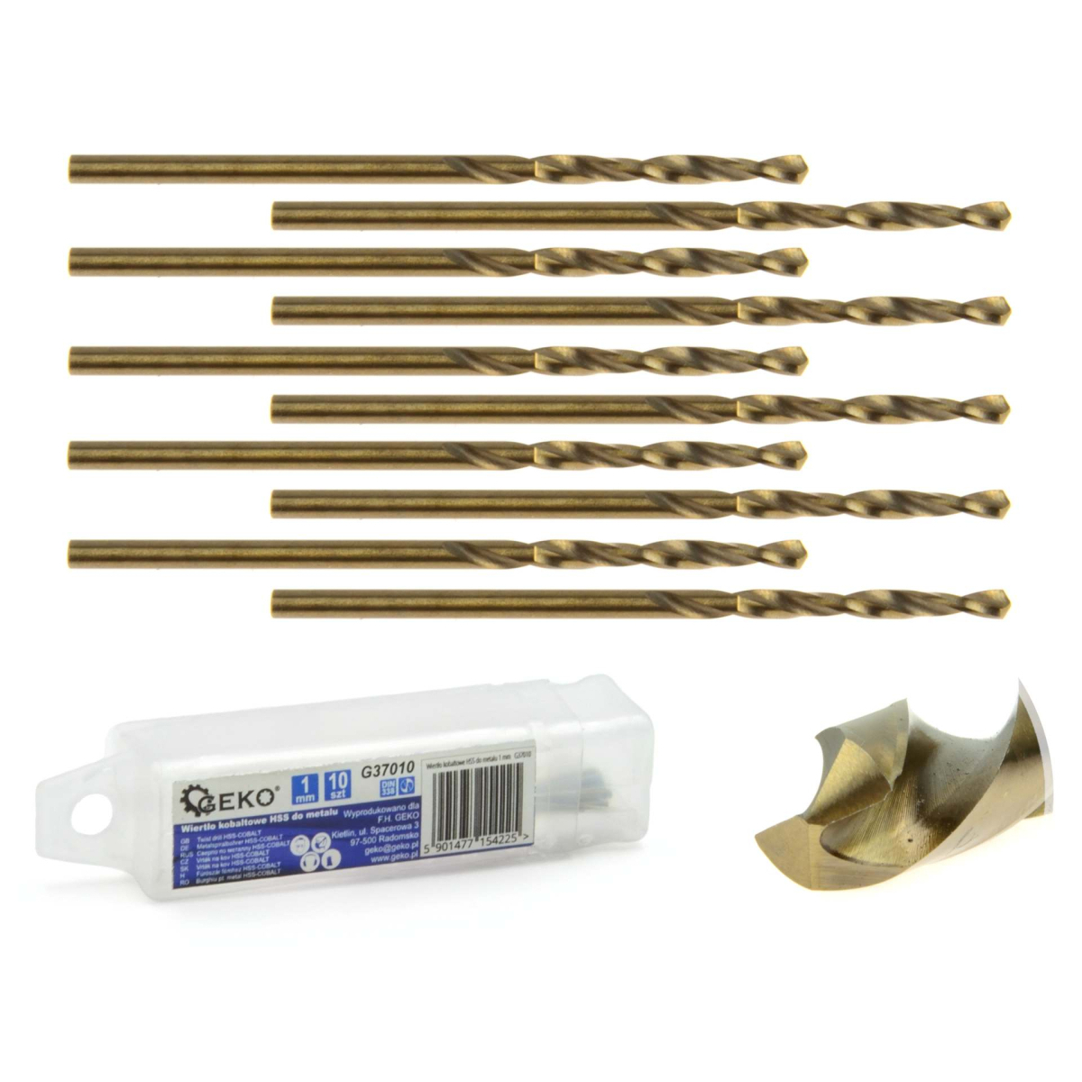 HSS kobalt fúrófej fémhez 1 mm (10/2520)