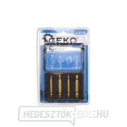 Kétoldalas töröttcsavar-kihúzó készlet, 4 db. GEKO Előnézet 