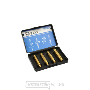 Kétoldalas törött csavaros kihúzó készlet, 4 db. Gekkó Kétoldalas törött csavaros kihúzó készlet, 4 db. Gekkó gallery main image