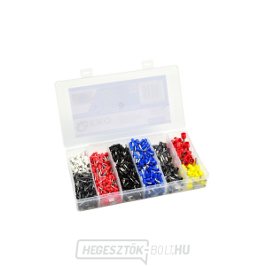 Szigetelt kábelhüvely készlet GEKO, 1200 db Szigetelt kábelhüvely készlet GEKO, 1200 db gallery main image