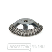 Fonott tisztítótárcsa bozótvágóhoz 25,4x200mm GEKO Fonott tisztítótárcsa bozótvágóhoz 25,4x200mm GEKO gallery main image