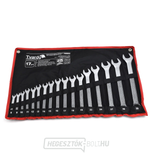 17 db-os villáskulcs készlet. 8-32mm CRV-CS GEKO 17 db-os villáskulcs készlet. 8-32mm CRV-CS GEKO gallery main image