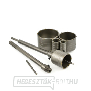SDS-PLUS, SDS-MAX betonhoz való magfúrófejek 30-100 mm, 9 darabos készlet GEKO náhled