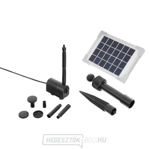 Napkollektoros szivattyú 2W GEKO kerti tóhoz Napkollektoros szivattyú 2W GEKO kerti tóhoz gallery main image