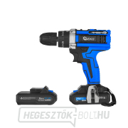 Fúró/csavarhúzó ütvefúró funkcióval 21V 2x 2Ah akkumulátorral GEKO náhled