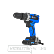 Fúró/csavarhúzó ütvefúró funkcióval 21V 2x 2Ah akkumulátorral GEKO náhled