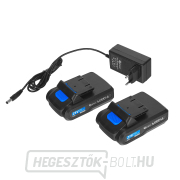 Fúró/csavarhúzó ütvefúró funkcióval 21V 2x 2Ah akkumulátorral GEKO náhled