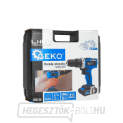 Fúró/csavarhúzó ütvefúró funkcióval 21V 2x 2Ah akkumulátorral GEKO náhled