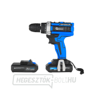 GEKO 21V-os fúró-csavarozó, 2x 2 Ah-s akkumulátorral Előnézet 