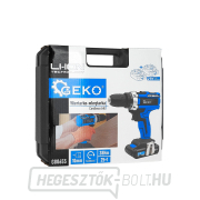 GEKO 21V-os fúró-csavarozó, 2x 2 Ah-s akkumulátorral náhled