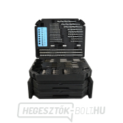 Fúró- és fúrókészlet 300 db, fa/fém/beton, GEKO Fúró- és fúrókészlet 300 db, fa/fém/beton, GEKO náhled