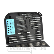 300 darabos fúrószár- és bitkészlet fához, fémhez és betonhoz (1) náhled