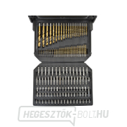 300 darabos fúrószár- és bitkészlet fához, fémhez és betonhoz (1) náhled