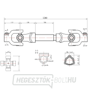 120 cm-es kardántengely (T-cső)(1) náhled