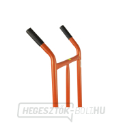 Kézi kocsi-csomagtartó, teherbírás 250kg 400x300mm, narancssárga GEKO Előnézet 