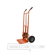 Kézi teherautó-talicska, teherbírás 250kg 400x300mm, narancssárga GEKO Kézi teherautó-talicska, teherbírás 250kg 400x300mm, narancssárga GEKO gallery main image