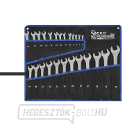 Szatén színű csillag-villáskulcsok 6-32 mm, 25 db, CRV/lapos kiszerelés/(4) Előnézet 