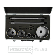 9 részes kőzetvágó készlet (30, 40, 65, 80, 100 mm + 2 adapter) (4) Előnézet 