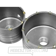 9 részes kőzetvágó készlet (30, 40, 65, 80, 100 mm + 2 adapter) (4) Előnézet 