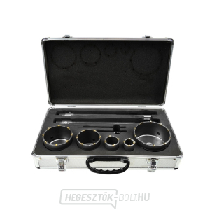 Süllyesztett falazófúró készlet 9 db, 30,40,65,80,100mm, SDS PLUS/SDS MAX, szár 300mm GEKO Süllyesztett falazófúró készlet 9 db, 30,40,65,80,100mm, SDS PLUS/SDS MAX, szár 300mm GEKO gallery main image