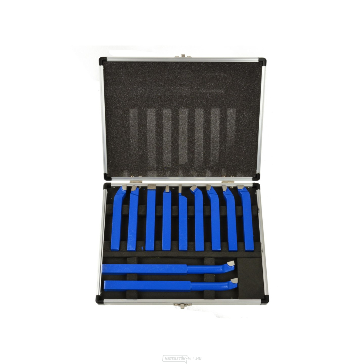 Esztergakés, 11 db-os készlet, 12x12mm, GEKO tokban tárolva