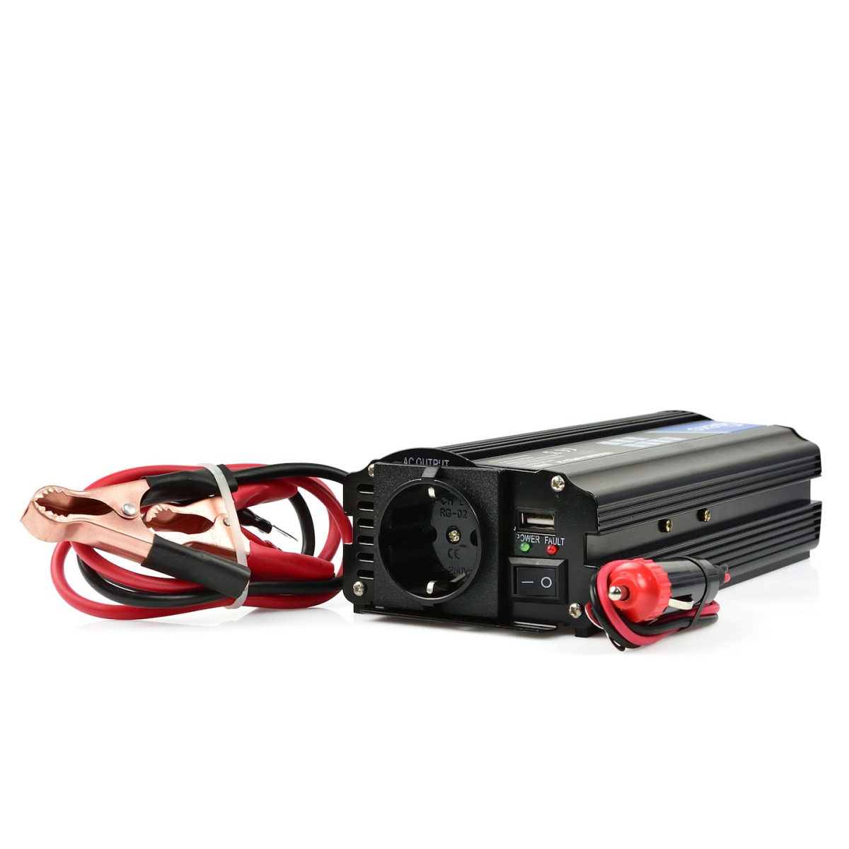 GEKO feszültségváltó 12V/230V, 500/1000W