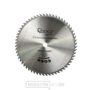 Fűrészlap videó GEKO, 450x32x60T Fűrészlap videó GEKO, 450x32x60T gallery main image