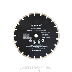 GEKO szegmens gyémánt vágótárcsa, 350x10x25,4mm GEKO szegmens gyémánt vágótárcsa, 350x10x25,4mm gallery main image